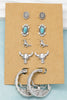 Saddle Up Western Earring Set