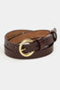 Vegan Leather Belts with Buckle