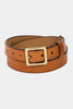 Leather Belts with Square Buckle (Assorted)