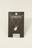 Rhinestone Tennis Racket Charm Necklace