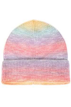 Yarn Magic Stripe Shaded Multicolor Beanies