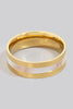 Abalone Inlay Thick Stacking Ring (Gold/Silver)