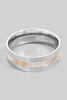 Abalone Inlay Thick Stacking Ring (Gold/Silver)
