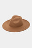 Fawn Felt Fedora Hat in Camel