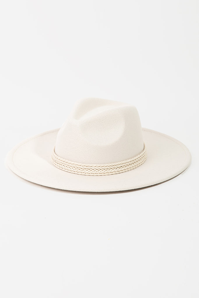 Classic Charm Braided Brim Detailing Hat (Assorted Colors)