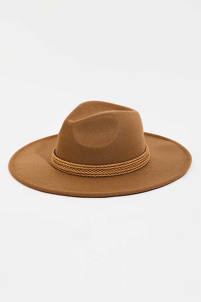 Classic Charm Braided Brim Detailing Hat (Assorted Colors)