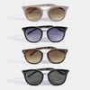 Golden Views Round Browline Sunglasses