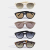 Golden Aura Round Keyhole Sunglasses