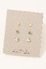 Opal Stud Earring Set