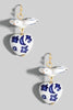 Seagull Ceramic Heart Earrings