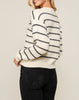 Frosty Stripes 3D Sweater in Black/Ivory