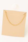 Thick Chain Necklace in Gold