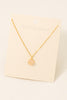 Rose Quartz Crescent Moon Sterling Silver Necklace