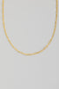 Oval Cable Chain Link Necklace in Gold