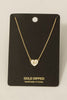 Heart and Bow Necklace