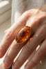 Honey Drop Resin Stone Ring