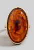 Honey Drop Resin Stone Ring