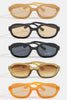 Classic Oval Frame Sunglasses
