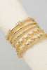 Golden Touch (5) Ring Set