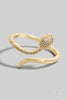 Rhinestone Snake Ring