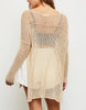 Suki Long Sleeve High-Low Hollow Sweater Top (Assorted Colors)