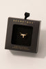Rhinestone Bull/Steer Horns Ring (Gold/Silver)
