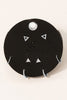 Flatback Earring Set Silver