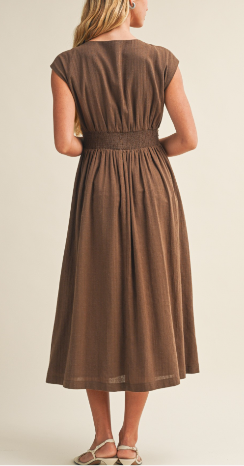 Willow Twist Midi Dress