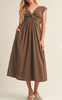 Willow Twist Midi Dress
