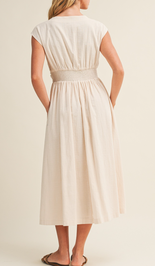 Willow Twist Midi Dress