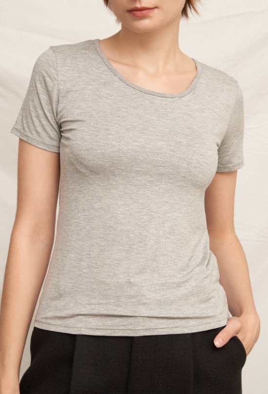 The Clean Line Scoop Top