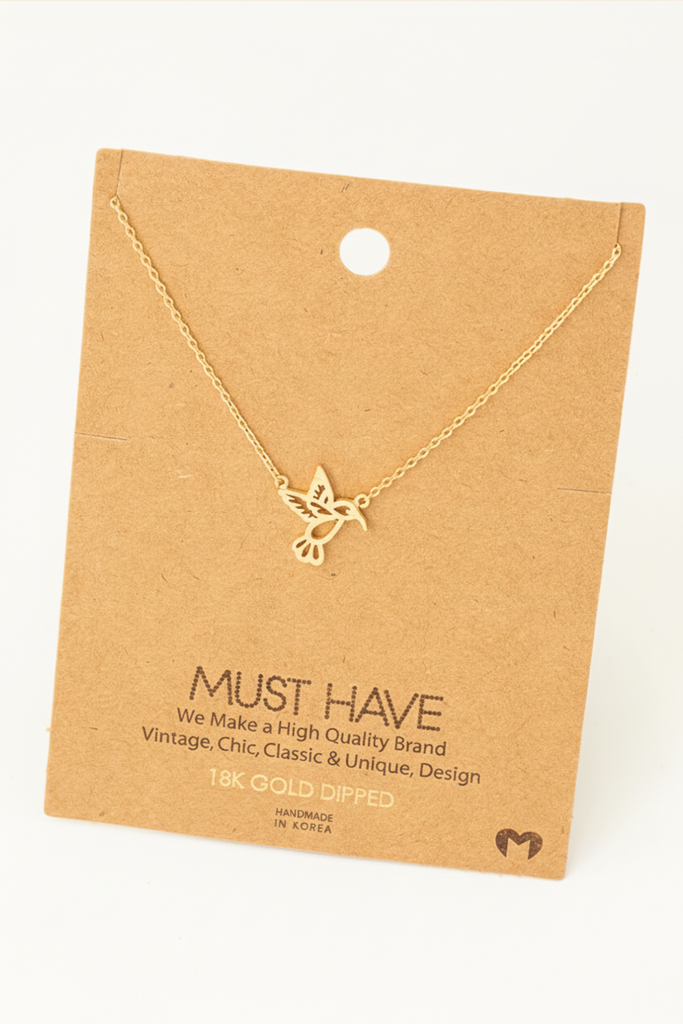 Hummingbird Necklace