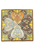 Golden Clover Silk Scarf