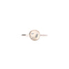 Large Moonstone Real Silver Ring