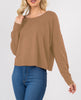 Skye Cropped Soft Knit Pullover Sweater (Various Colors)