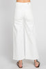 Selena High Waisted Wide Leg Jeans in White