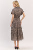 Feline Flair Leopard Print Dress
