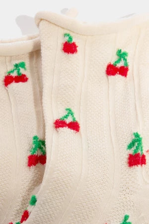 Cherry Day Socks