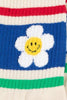 Rainbow Flower Crew Socks