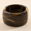 Amber Glow Resin Bangle