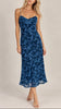 Secret Admirer Velvet Floral Maxi Dress