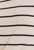 Day Off Ribbed Wide Leg Lounge Pants in Cream/Black