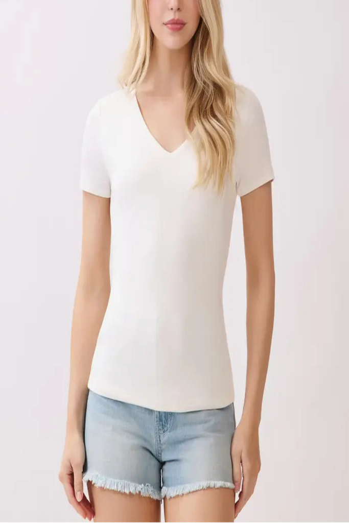 The Perfect V-Neck Tee