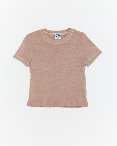 24/7 Softest V Neck Dolman Long Sleeve Top In Taupe