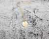 Sloane Wolf Disc Necklace