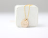 Sloane Bear Disc Necklace