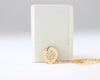 Sloane Monstera Leaf Disc Necklace