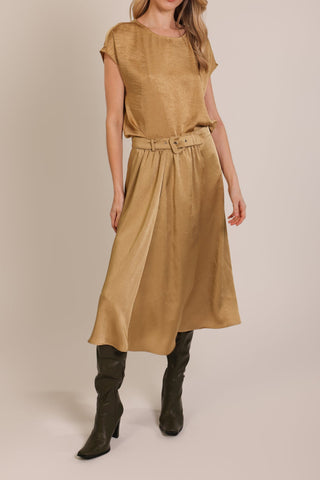 Nocturne Flora Puff Sleeve Dress
