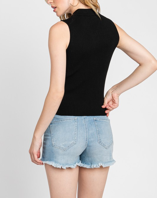 VELMA COLLARED TANK TOP