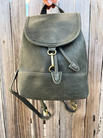 Olivia Small Backpack in Taupe